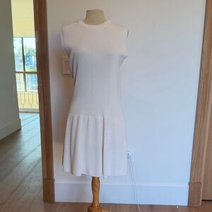 COS Cream Sleeveless Mini Dress